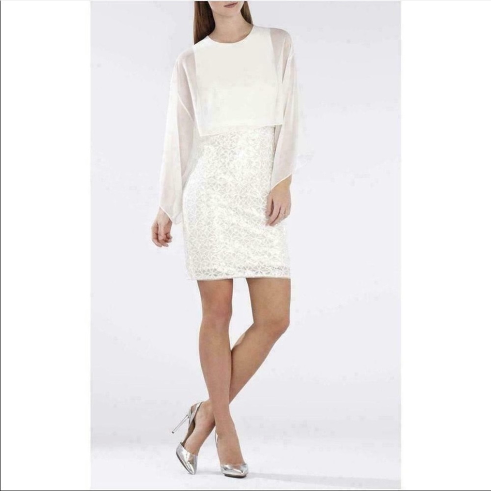 BCBGMAXAZRIA M 8 EUC Jeanie Sequin dress
